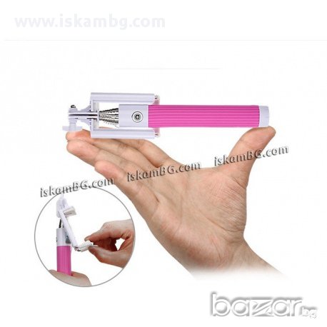 Сгъваем селфи стик с блутут, снимка 2 - Калъфи, кейсове - 13716578