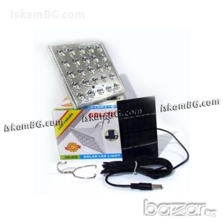 Соларна лампа LED GR-025 - код 6030, снимка 1 - Други - 13583176