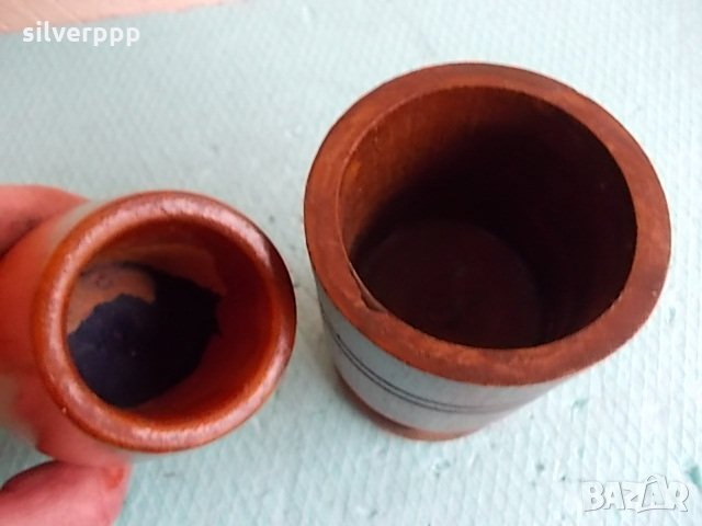  Дървени моливници - 2 бр. , снимка 4 - Антикварни и старинни предмети - 24239153