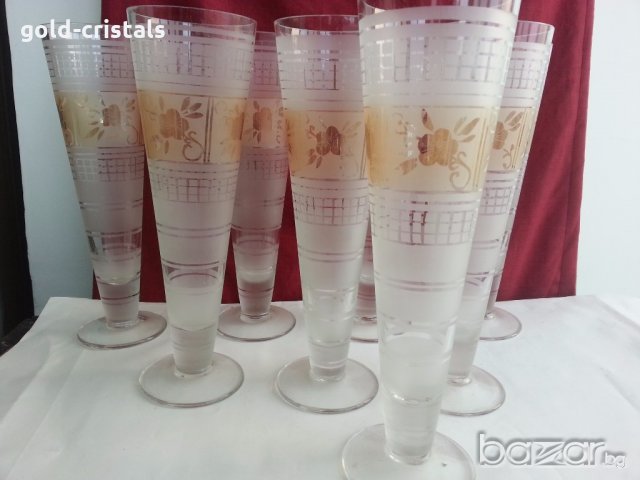 стари  стъклени чаши ваза , снимка 13 - Антикварни и старинни предмети - 20535443