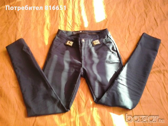 Тъмно син дамски панталон, снимка 2 - Спортни екипи - 10723239