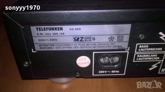 &telefunken-stereo amplifier-внос швеицария, снимка 10 - Ресийвъри, усилватели, смесителни пултове - 22976531