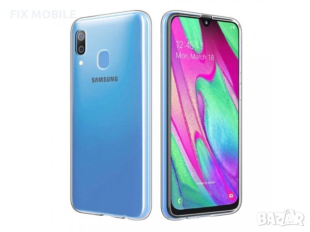 Samsung Galaxy A40 ултра тънък прозрачен гръб/кейс, снимка 2 - Калъфи, кейсове - 25714435