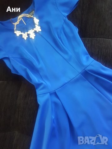 Рокля в турскосиньо, снимка 4 - Рокли - 22006036