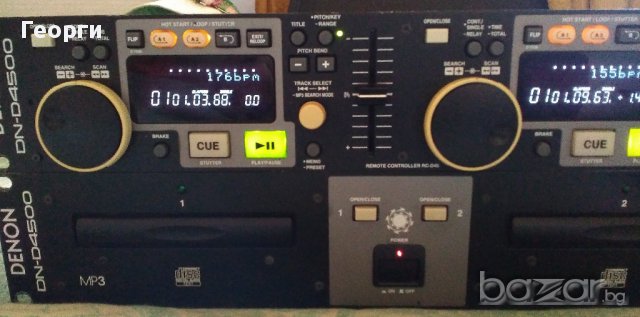 Професионални двойни DJ player CD/MP3 Denon и миксер, снимка 2 - Ресийвъри, усилватели, смесителни пултове - 16789420