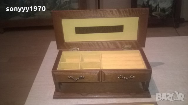 ПОРЪЧАНА-кутия за бижута-27х12х10см-внос швеицария, снимка 8 - Антикварни и старинни предмети - 25982983