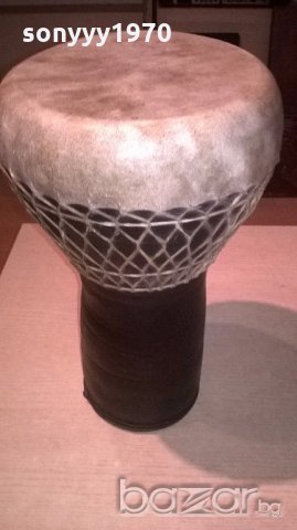 Тарамбука-ръчна изработка-с оплетка-38х25см-внос англия, снимка 7 - Ударни инструменти - 18643739