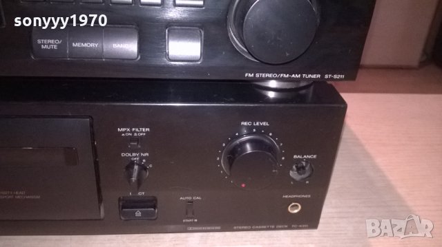 sony deck+sony tuner-made in japan-внос швеицария, снимка 7 - Ресийвъри, усилватели, смесителни пултове - 24973347