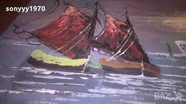 bernad-картина с яхти/море-100х35см-внос швеицария, снимка 17 - Колекции - 26042894