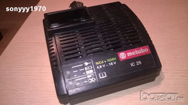 Metabo ic25 profi 4.8-18v charger nicd/nimh-внос швеицария