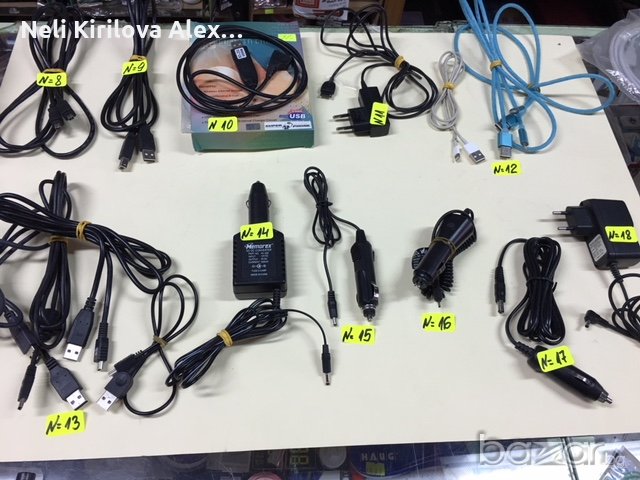 кабели различни видове по 1лв Всички за 20лв, снимка 2 - Кабели и адаптери - 21015834