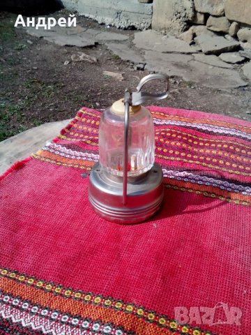 Стара лампа,фенер, снимка 2 - Антикварни и старинни предмети - 24841586