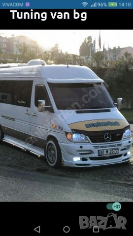 Дефлектор преден капак спойлер слюда Спринтер крафтер, снимка 1