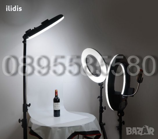  Ринг лампа Led Ring лампа с трипод18" 48.5см модел RL-18. С гаранция. 