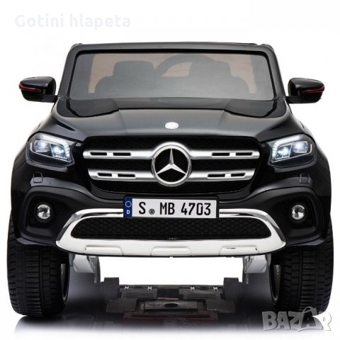 Двуместен акумул.джип MERCEDES X-CLASS, МР4  , снимка 1 - Детски велосипеди, триколки и коли - 23692348