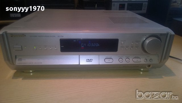 panasonic sa-ht80 dvd home theater sound system-178watts-внос швеицария, снимка 4 - Ресийвъри, усилватели, смесителни пултове - 10362176