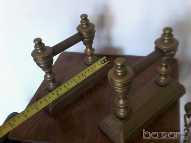 Стар масивен бронзов прибор за  - Камина ! (5555642), снимка 4 - Други стоки за дома - 18650740