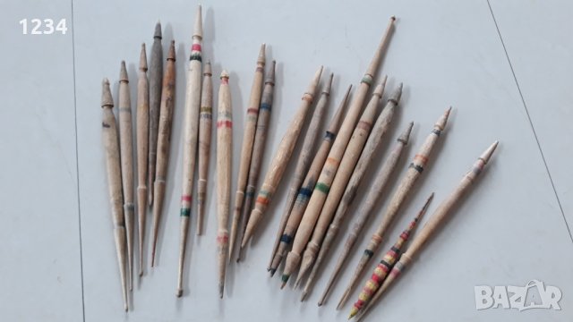 Стари дървени вретена 