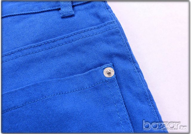 DSQUARED D2 BIKER BLUE PAINTED Мъжки Дънки размер 48 (31 / 32), снимка 9 - Дънки - 6428726