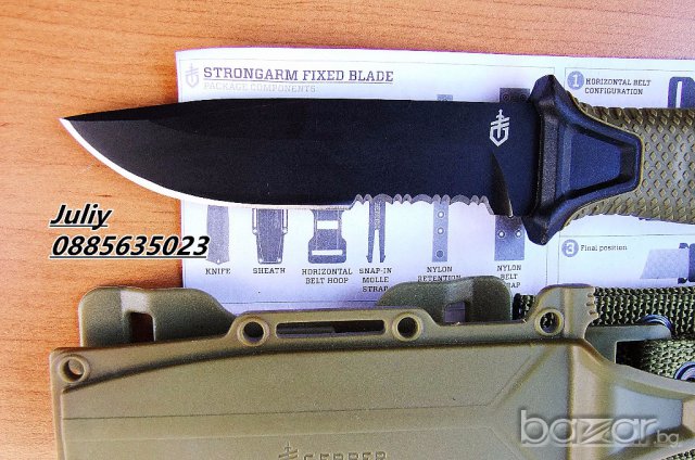 Тактически нож за оцеляване Gerber StrongArm, снимка 8 - Ножове - 17378892