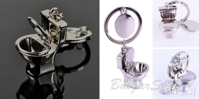 🚾 Тоалетна Чиния Ключодържател - Забавен Подарък, снимка 6 - Сакове - 21673397