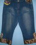 Дизайнерски дънкови бермуди ”DNA” jeans originals” Dona Caran New York! 4-5XL