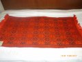 тъкано на стан килимче с реснички, снимка 1 - Олекотени завивки и одеяла - 18605913