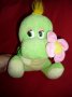 Нова плюшена играчка - динозавърче с цвете, снимка 1