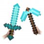 Майнкрафт, Minecraft диамантен меч 35лв, кирка, брадва 40лв.  играчка Маинкрафт 