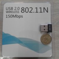 Мини USB Wi-Fi адаптер / Mini USB Wi-Fi Adapter, снимка 4 - Мрежови адаптери - 11261140