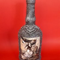 Патриотични бутилки за домашен алкохол - Ръчна изработка!, снимка 7 - Декорация за дома - 16871978