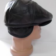 Мъжка кожена шапка,каскет-3, снимка 1 - Шапки - 12374447