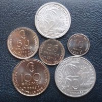 лот 6 монети Коморски о-ви (1947-2017), снимка 1 - Нумизматика и бонистика - 25015835