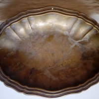 стара бронзова табла,поднос арт деко, снимка 2 - Антикварни и старинни предмети - 22977599
