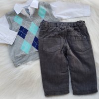 Панталон 3-6 месеца, снимка 3 - Бебешки дънки - 24130576