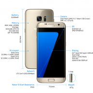 **ТОП ОБЯВА** Galaxy S7 edge G935 Dual-black,gold, снимка 1 - Samsung - 14100573