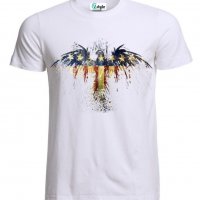 Мъжка тениска American Eagle USA Flag Coat Of Arms T-Shirt, снимка 1 - Тениски - 21487674