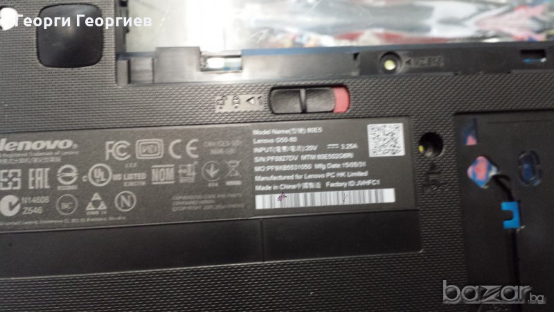 Продавам лаптоп на части Lenovo G50-80, снимка 1