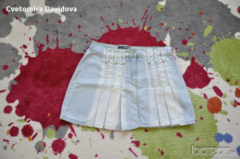 Къса дънкова пола, снимка 1