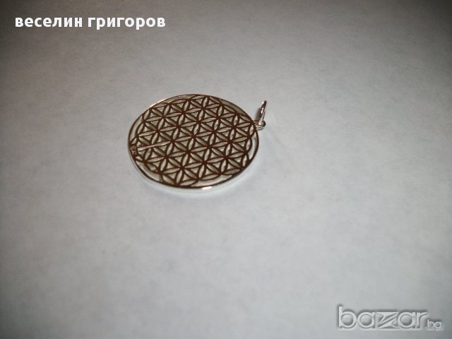 сребърна висулка "цветето на живота", снимка 7 - Колиета, медальони, синджири - 6034280