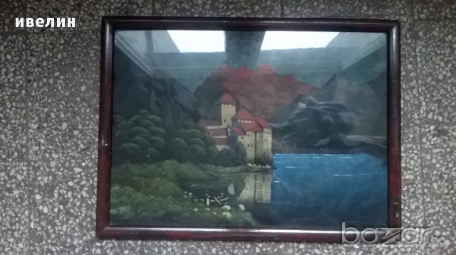стара картина-пейзаж, снимка 2 - Картини - 16703652