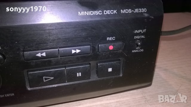 Sony mds-je330-minidisc deck-внос швеицария, снимка 13 - Ресийвъри, усилватели, смесителни пултове - 22678247