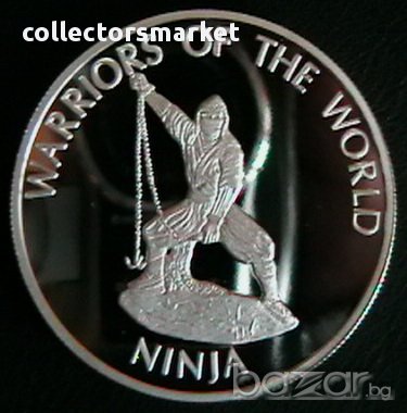10 франка 2010(Нинджа), Демократична република Конго, снимка 1 - Художествена литература - 17044863
