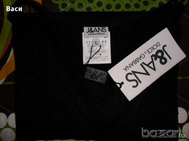 Намаление! Dolce & Gabbana D&G 100 % оригинална нова блуза с холограма за автентичност, снимка 1 - Блузи с дълъг ръкав и пуловери - 11551164