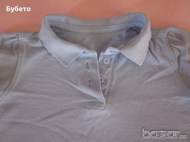 Синя блузка за момиче, снимка 2 - Детски Блузи и туники - 18143217