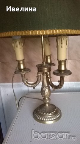 стара месингова лампа-арт деко, снимка 2 - Осветление - 18277317