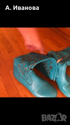 Дамски ботуши естествена кожа, снимка 7 - Дамски ботуши - 25995963