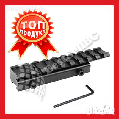 Шина прикачване към уивър база пикантини адаптер монтаж релсова основа еърсофт ловна пушка въздушна