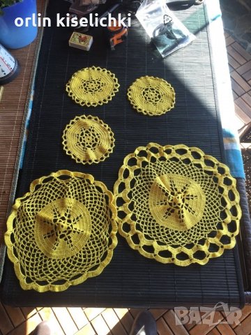 Покривчица, подложка плетени на ръка, снимка 5 - Други - 24891487