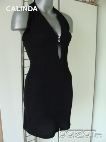 Черна секси рокля , снимка 2 - Рокли - 13163991